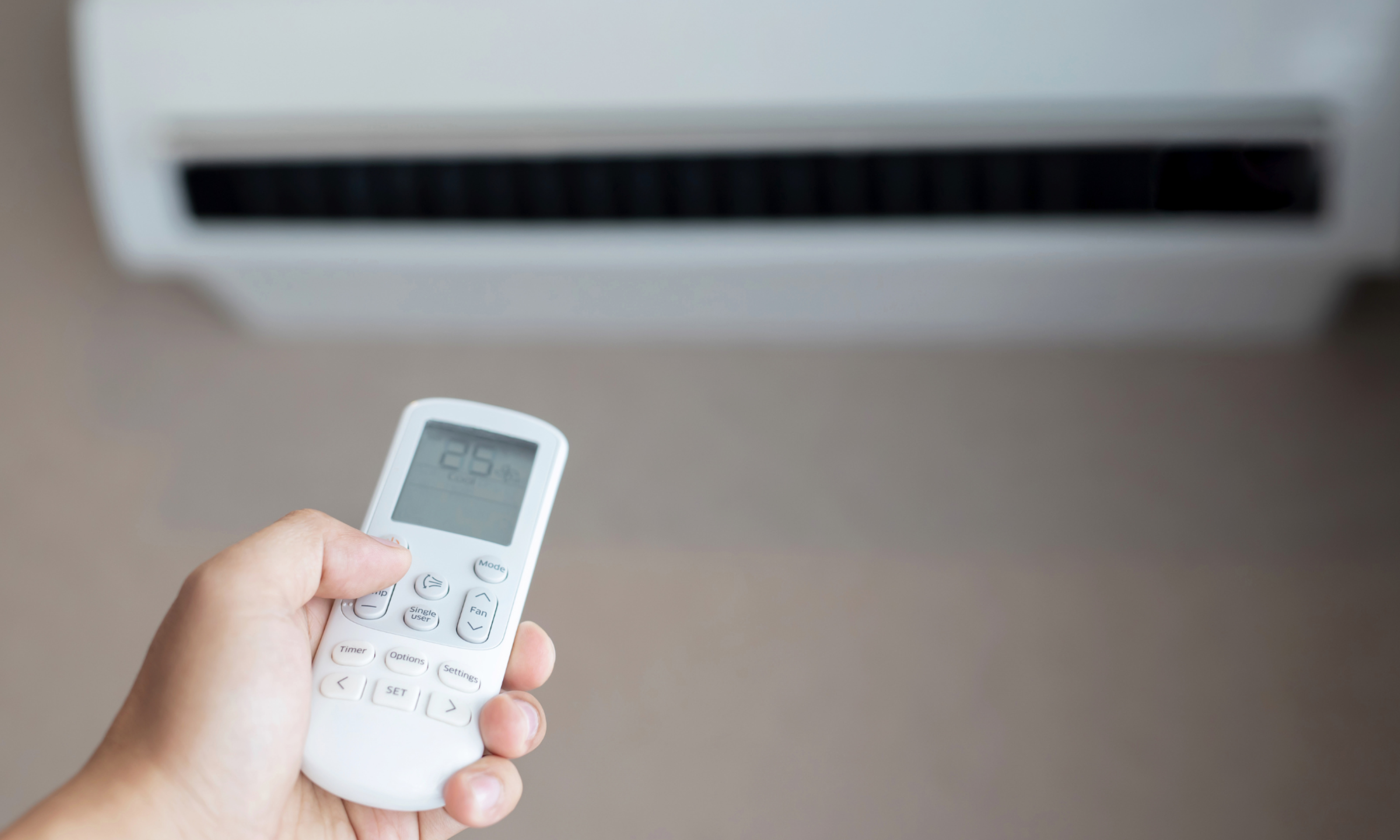 Klimaanlage bequem per Fernbedienung steuern